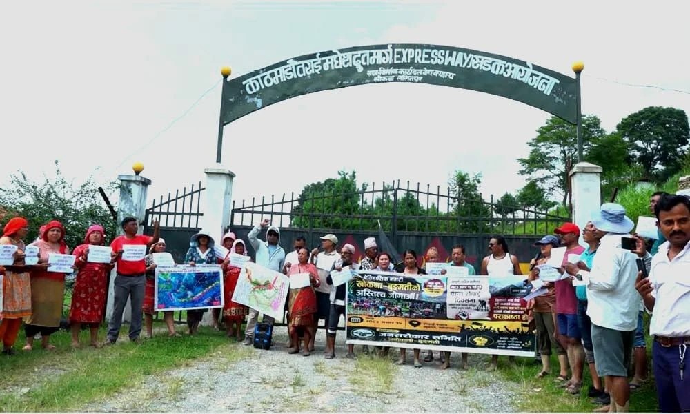 Indigenous Newar Farmers Protest to Save Ancestral Land on National Paddy Day