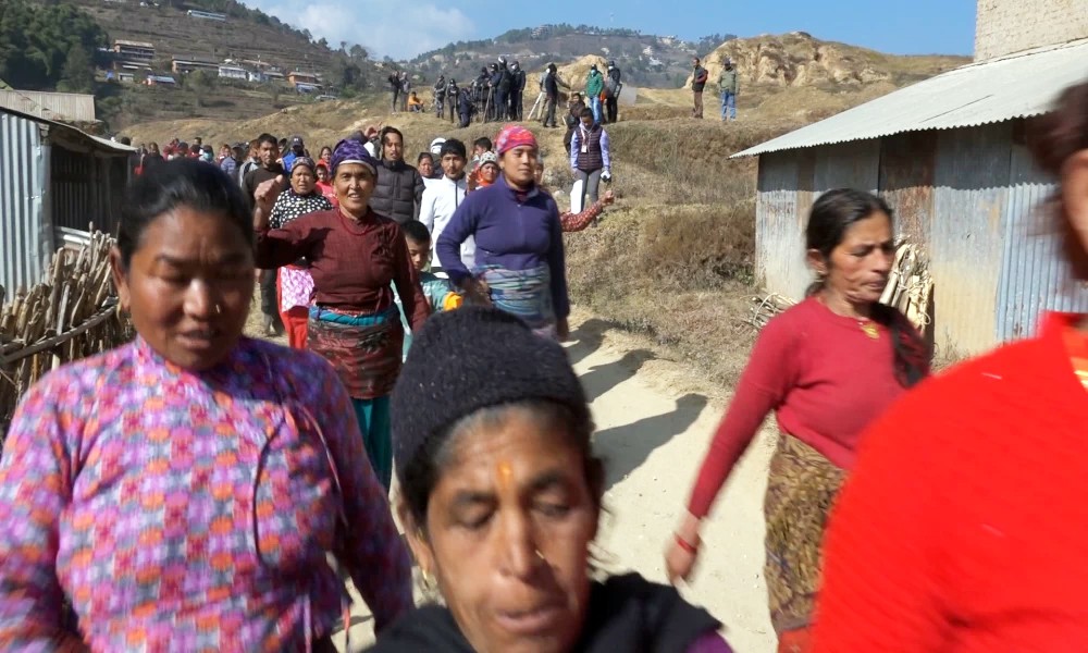 Alleged militarization to build Lapsiphedi substation sparks panic among Tamang Indigenous Peoples and local residents