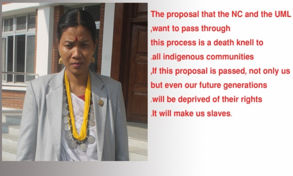 The proposal of NC-UML is a death knell to Indigenous Peoples